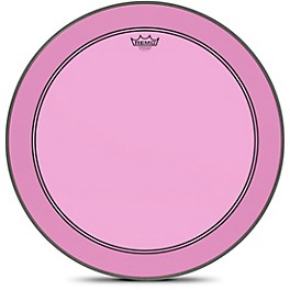 Remo Powerstroke P3 Colortone Pink Bass Drum Head 22 in. Remo Powerstroke P3 Colortone Pink Bass Drum Head 24 in.