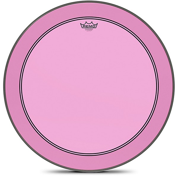 Remo Powerstroke P3 Colortone Pink Bass Drum Head 24 in.