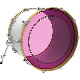 Remo Powerstroke P3 Colortone Pink Bass Drum Head 24 in.