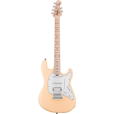 Sterling By Music Man Cutlass Hss Maple Fingerboard Electric Guitar Vintage Cream for sale