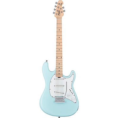 Sterling By Music Man Cutlass Sss Maple Fingerboard Electric Guitar Daphne Blue for sale