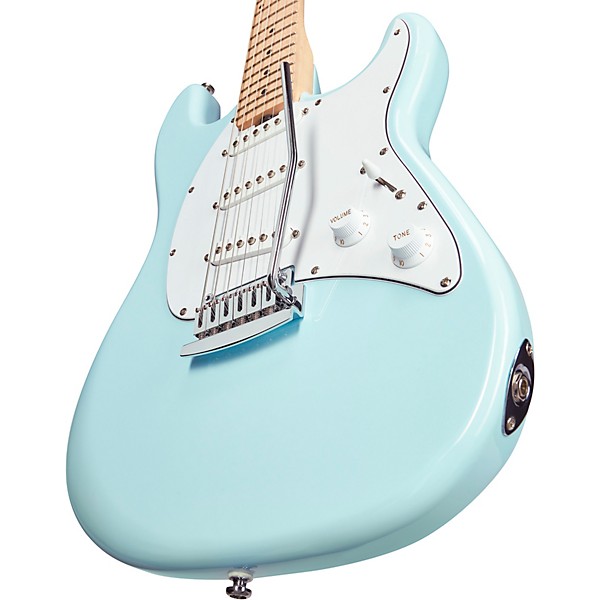 Sterling by Music Man Cutlass SSS Maple Fingerboard Electric Guitar Daphne Blue