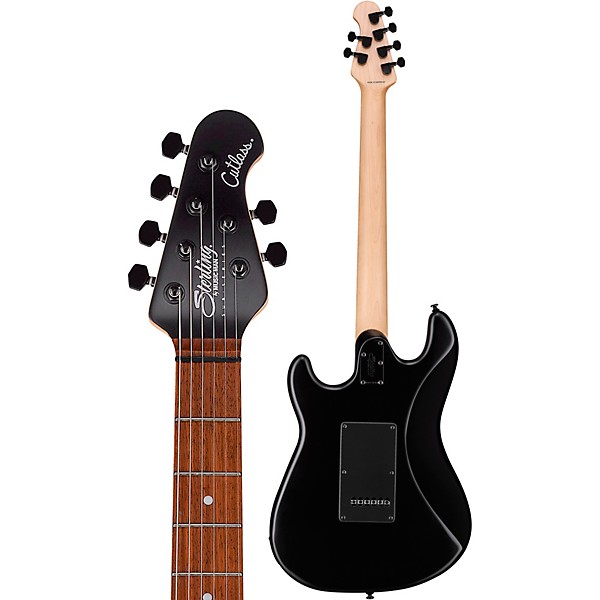 Sterling by Music Man Cutlass HSS Rosewood Fingerboard Electric Guitar Stealth Black