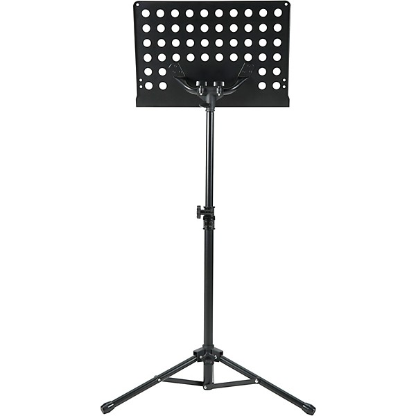 Musician's Gear Perforated Tripod Orchestral Music Stand Black