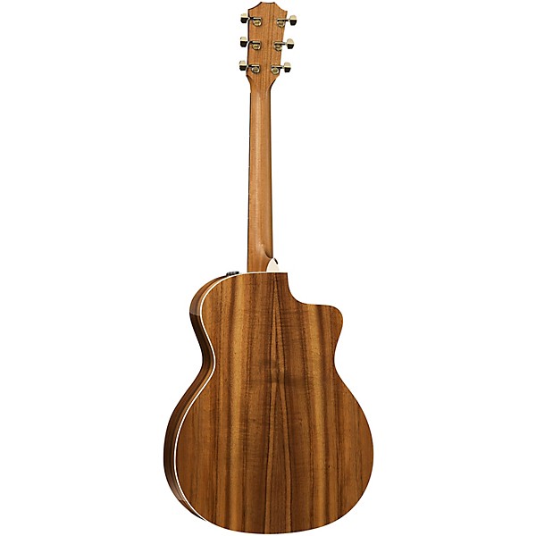 Taylor 214ce-K DLX Grand Auditorium Left-Handed Acoustic-Electric Guitar Natural
