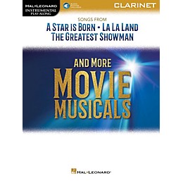 Hal Leonard Songs from A Star Is Born, La La Land and The Greatest Showman Instrumental Play-Along for Clarinet Book/Audio Online