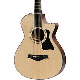 Taylor 312ce 12-Fret V-Class Grand Concert Acoustic-Electric Guitar Natural