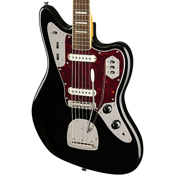 Squier Classic Vibe '70s Jaguar Electric Guitar Black | Guitar Center