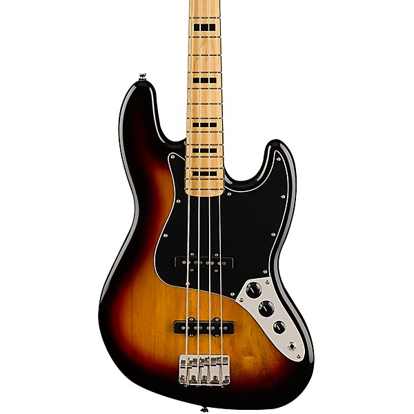 Open Box Squier Classic Vibe '70s Jazz Bass Maple Fingerboard Level 2 3-Color Sunburst 197881120719