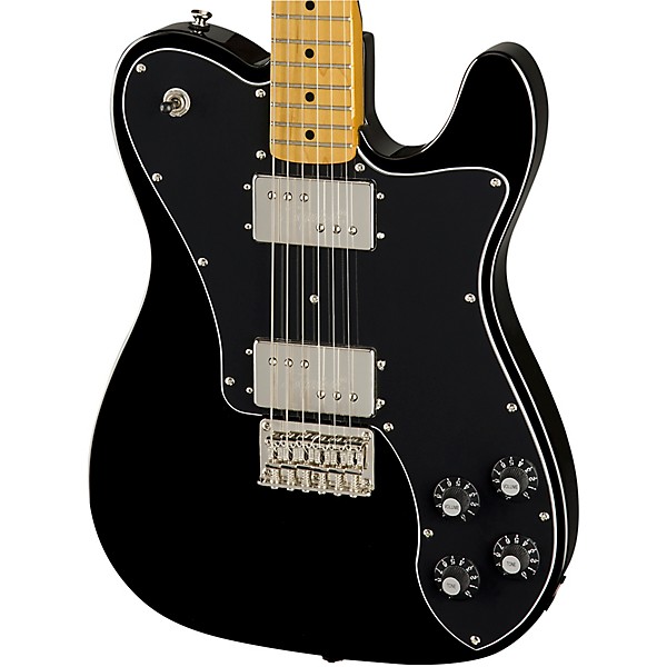 Squier Classic Vibe '70s Telecaster Deluxe Maple Fingerboard Electric Guitar Black