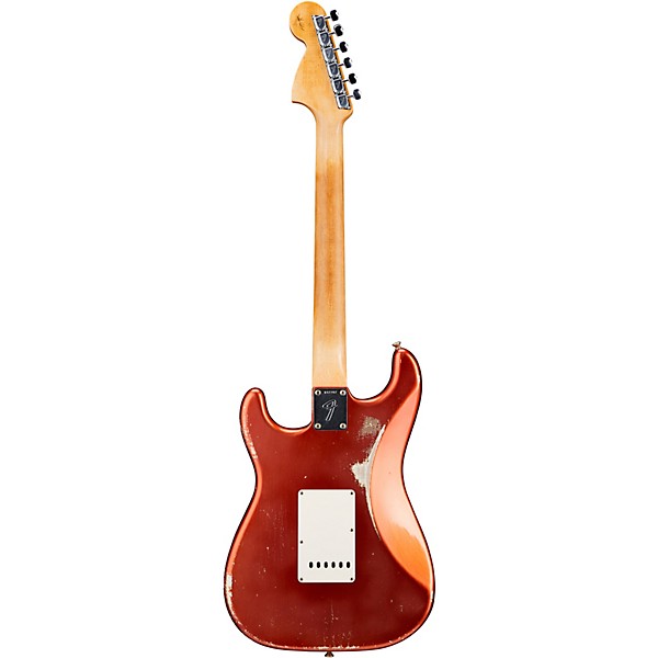 Fender Custom Shop Masterbuilt Greg Fessler 1969 Stratocaster Relic Maple Fingerboard Electric Guitar Faded Aged Candy App...