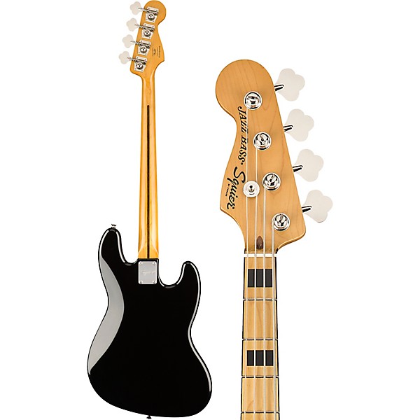 Squier Classic Vibe '70s Left-Handed Jazz Bass Maple Fingerboard Black