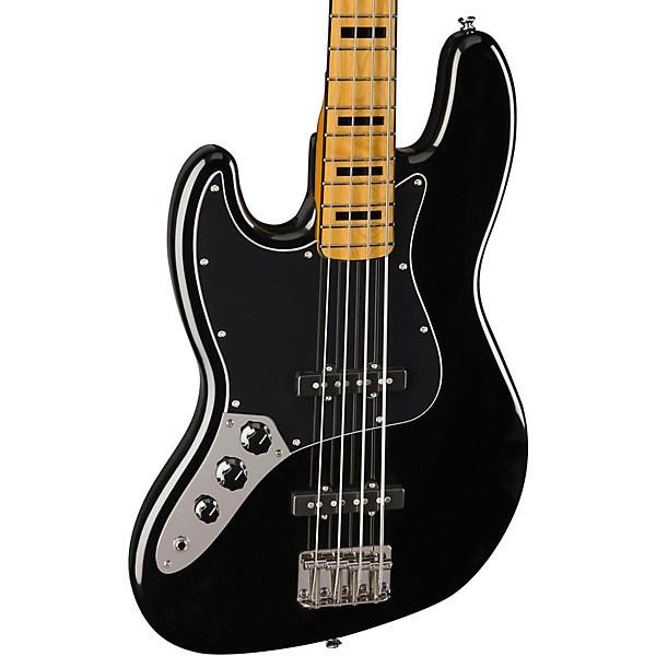 Squier Classic Vibe '70s Left-Handed Jazz Bass Maple Fingerboard Black