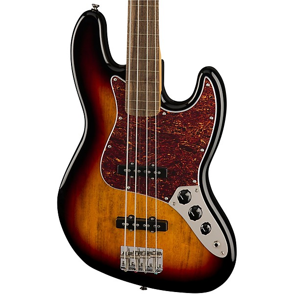 Squier Classic Vibe '60s Fretless Jazz Bass 3-Color Sunburst