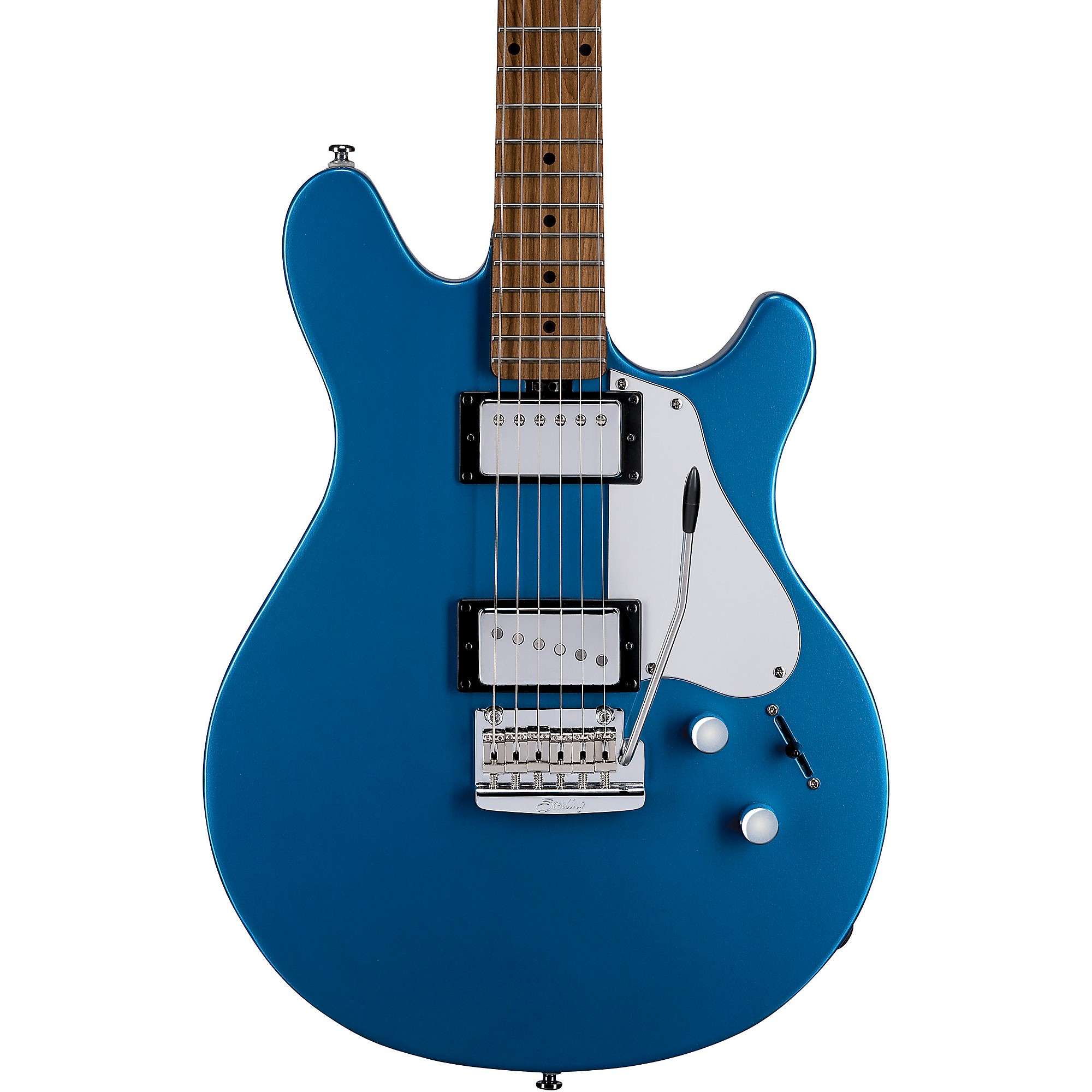 Sterling by Music Man Valentine Trem Electric Guitar Toluca Lake Blue