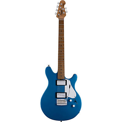 Sterling By Music Man Valentine Trem Electric Guitar Toluca Lake Blue for sale