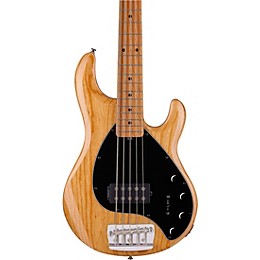 Sterling by Music Man StingRay5 Roasted Maple Neck Maple Fingerboard 5-String Bass Natural