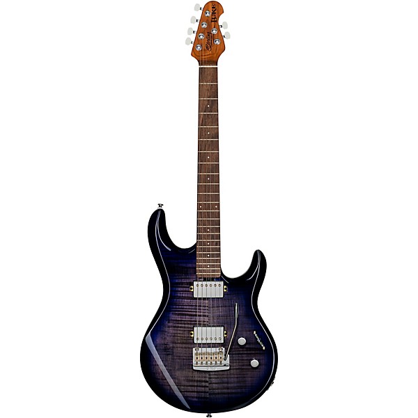 Sterling by Music Man Luke Flame Maple Top Electric Guitar Blueberry Burst