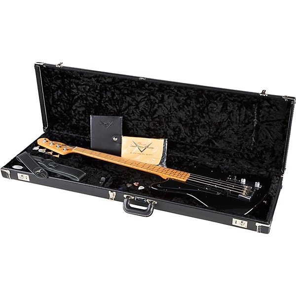 Fender Custom Shop Masterbuilt Jason Smith Offset Telecaster Bass Journeyman Relic Aged Black