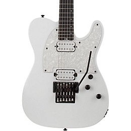Open Box Schecter Guitar Research SVSS PT-FR Rosewood Fingerboard Electric Guitar Level 1 Metallic White White Pearloid Pickguard