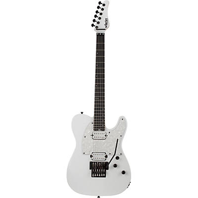 Schecter Guitar Research Svss Pt-Fr Rosewood Fingerboard Electric Guitar Metallic White White Pearloid Pickguard for sale