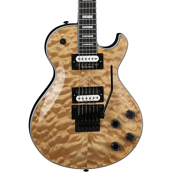 Dean Thoroughbred Select Quilt-top with Floyd Electric Guitar Gloss Natural