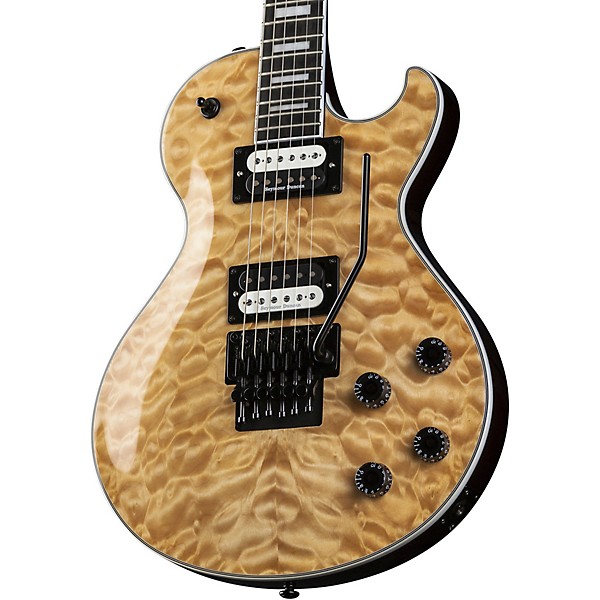 Dean Thoroughbred Select Quilt-top with Floyd Electric Guitar Gloss Natural