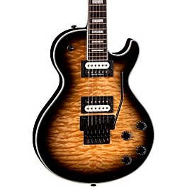 Dean Thoroughbred Select Quilt-top with Floyd Electric Guitar Natural Black Burst