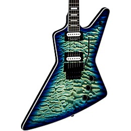 Dean Z Select Quilt Top with Floyd Electric Guitar Ocean