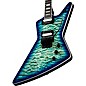 Dean Z Select Quilt Top with Floyd Electric Guitar Ocean Burst