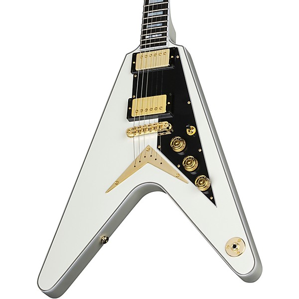 Dean Christian Martucci V Electric Guitar Vintage White