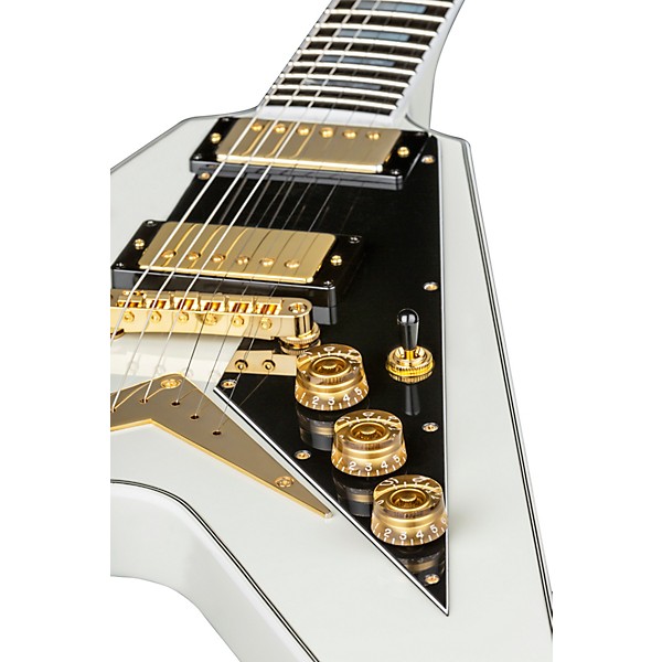 Dean V Custom (2019) - ヴィンテージホワイト Dean Guitars Christian Martucci V Vintage White 2019