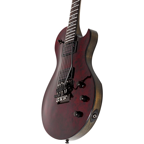 Open Box Schecter Guitar Research Solo-II FR Apocalypse Electric Guitar Level 2 Red Reign 194744722776