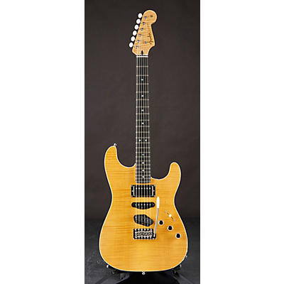 Fender Custom Shop Masterbuilt Kyle Mcmillin Hst Stratocaster Nos Ebony Fingerboard Electric Guitar Transparent Amber for sale