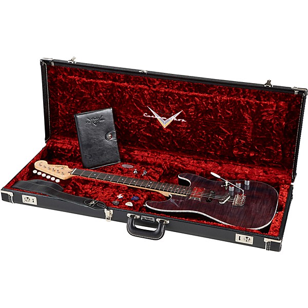 Fender Custom Shop Masterbuilt Kyle McMillin HST Stratocaster NOS Ebony Fingerboard Electric Guitar Transparent Ebony