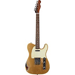 Fender Custom Shop Masterbuilt Dennis Galuszka '60s Telecaster Relic Brazilian Rosewood Neck Electric Guitar Aztec Gold over 3-Color Sunburst