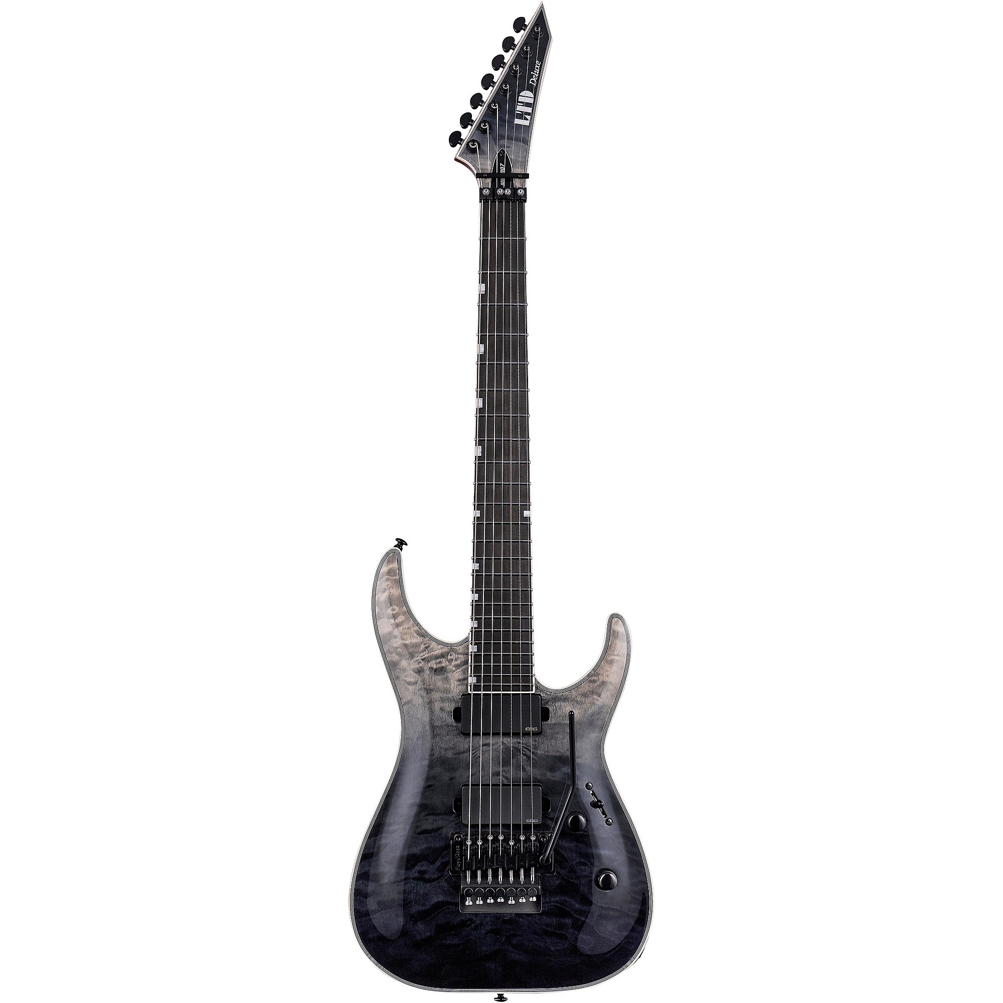 ESP LTD MH-1007QM Electric Guitar Black Fade | Guitar Center