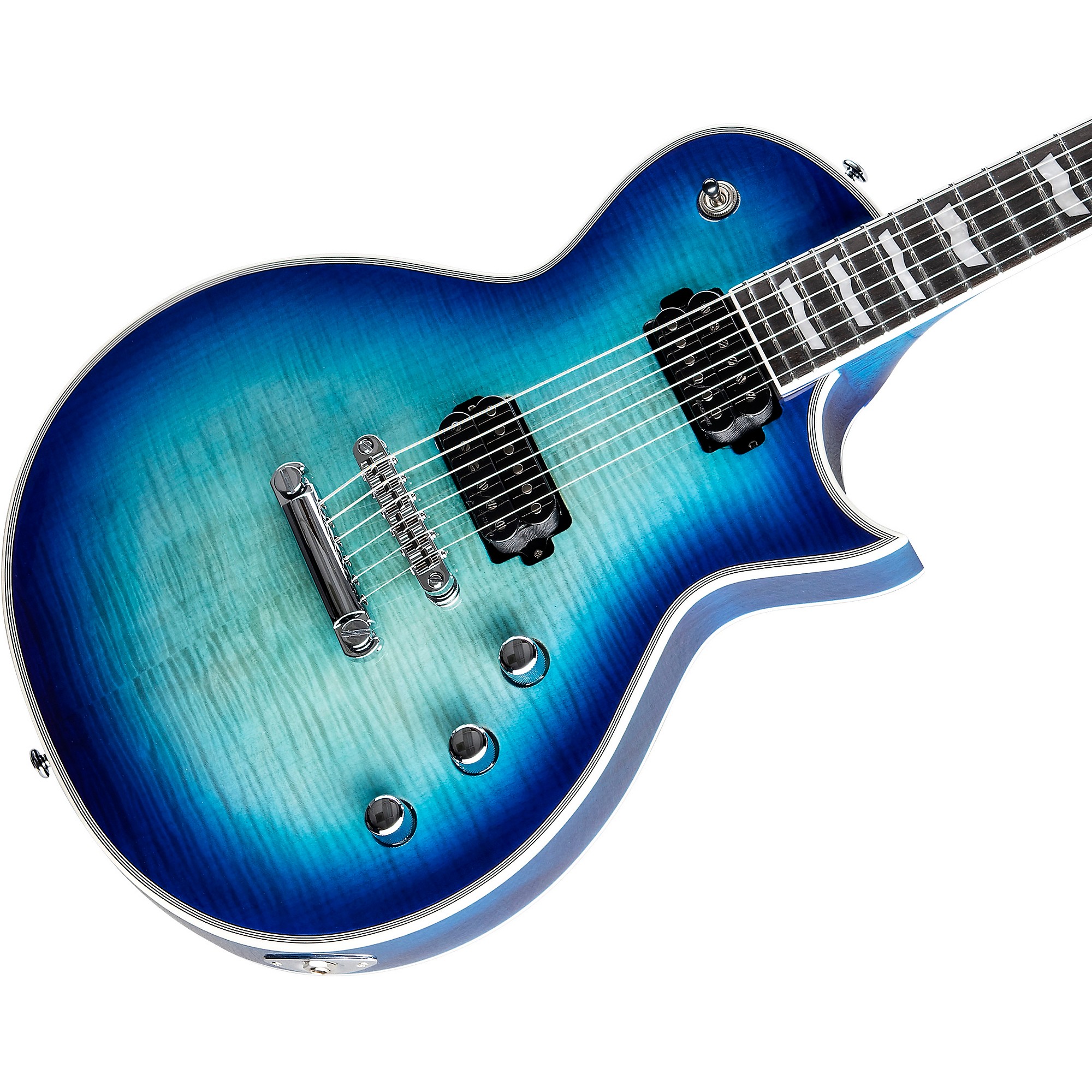 Open Box ESP LTD EC-1000T FM Electric Guitar Violet Shadow