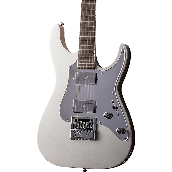 ESP LTD Ken Susi KS-M6 Electric Guitar Metallic Silver Mirror Pickguard