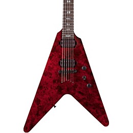 Schecter Guitar Research V-1 Apocalypse Electric Guitar Red Reign