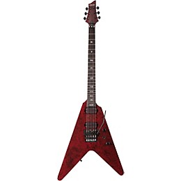 Open Box Schecter Guitar Research V-1 FR Apocalypse Electric Guitar Level 1 Red Reign