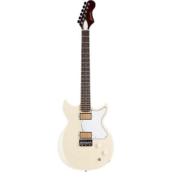 Open Box Harmony Rebel Electric Guitar Level 2 Pearl White 194744813177