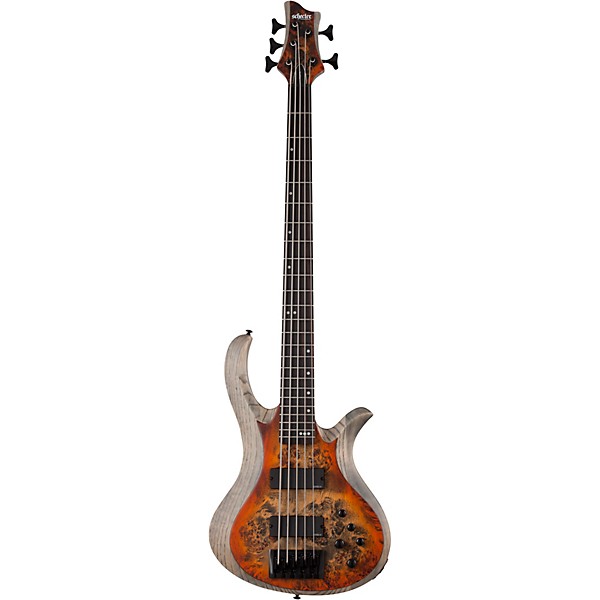 Schecter Guitar Research Riot-5 5-String Bass Inferno Burst