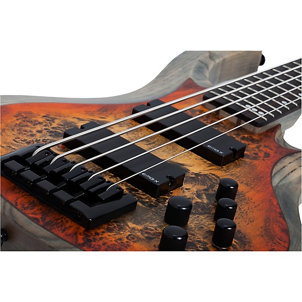 Schecter Guitar Research Riot-5 5-String Bass Inferno Burst