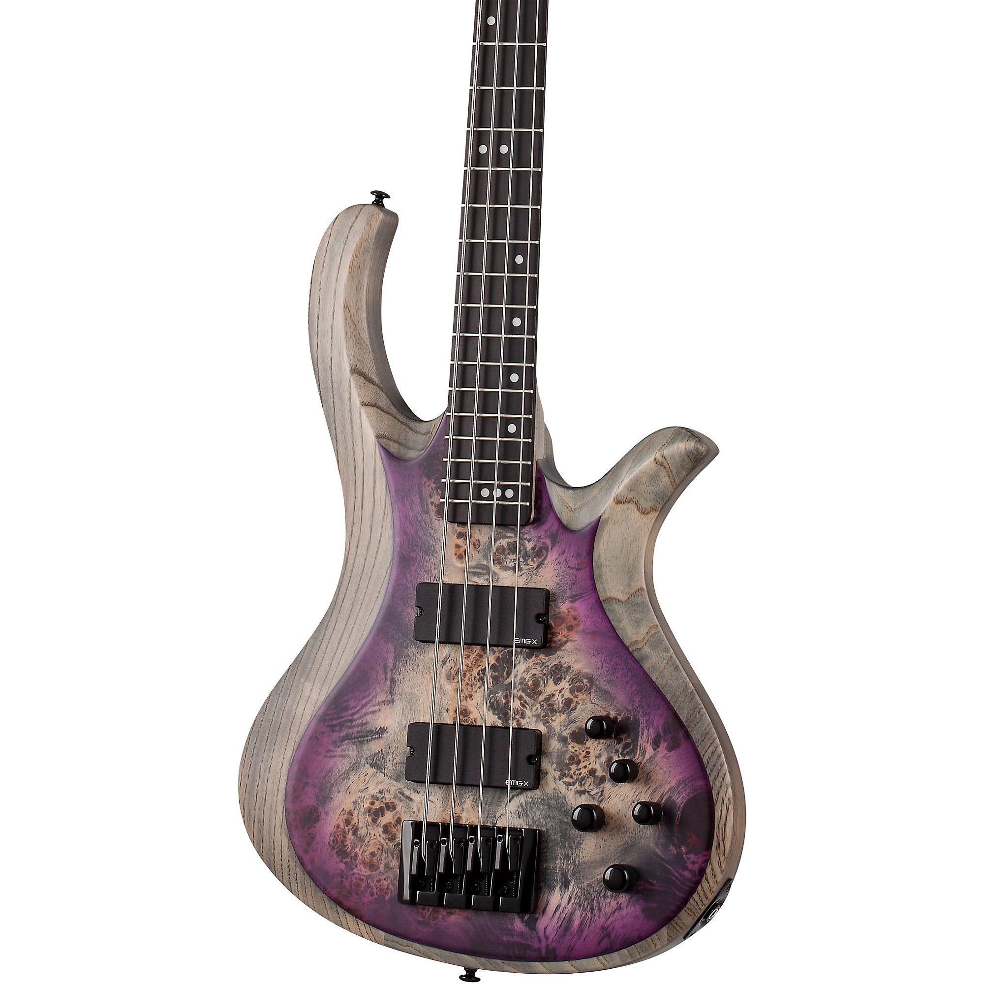 Schecter Guitar Research Riot-4 Bass Aurora Burst | Guitar Center