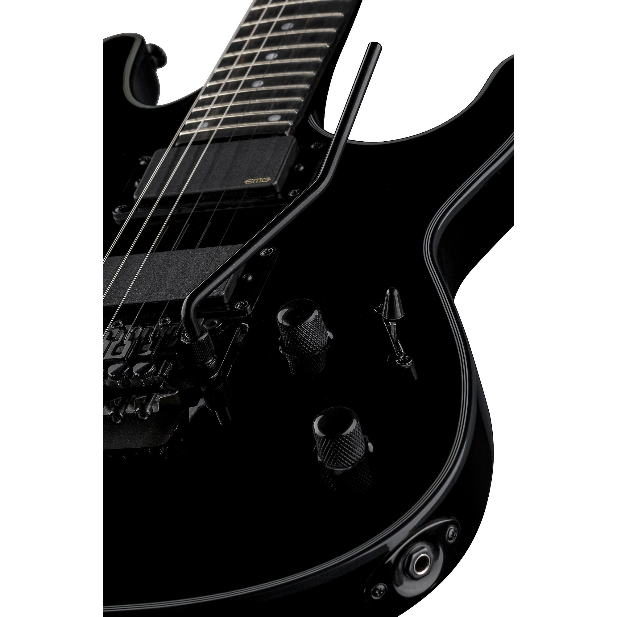 Dean Custom 450 Floyd Electric Guitar Classic Black | Guitar Center