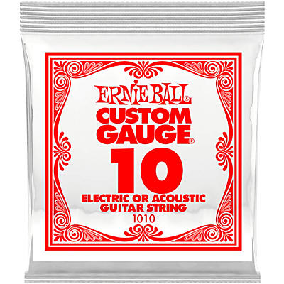 Ernie Ball Ernie Ball 1010 .010Ga Sngl Elec Str for sale