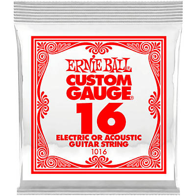 Ernie Ball 1016 .016Ga Single Electric Guitar String for sale