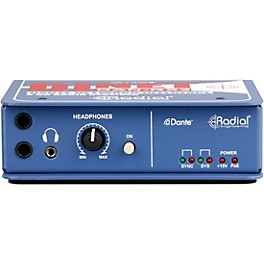 Radial Engineering DiNET DAN-RX2 2-Channel Dante Network Receiver