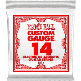 Ernie Ball Single Plain Steel Electric or Acoustic Guitar String